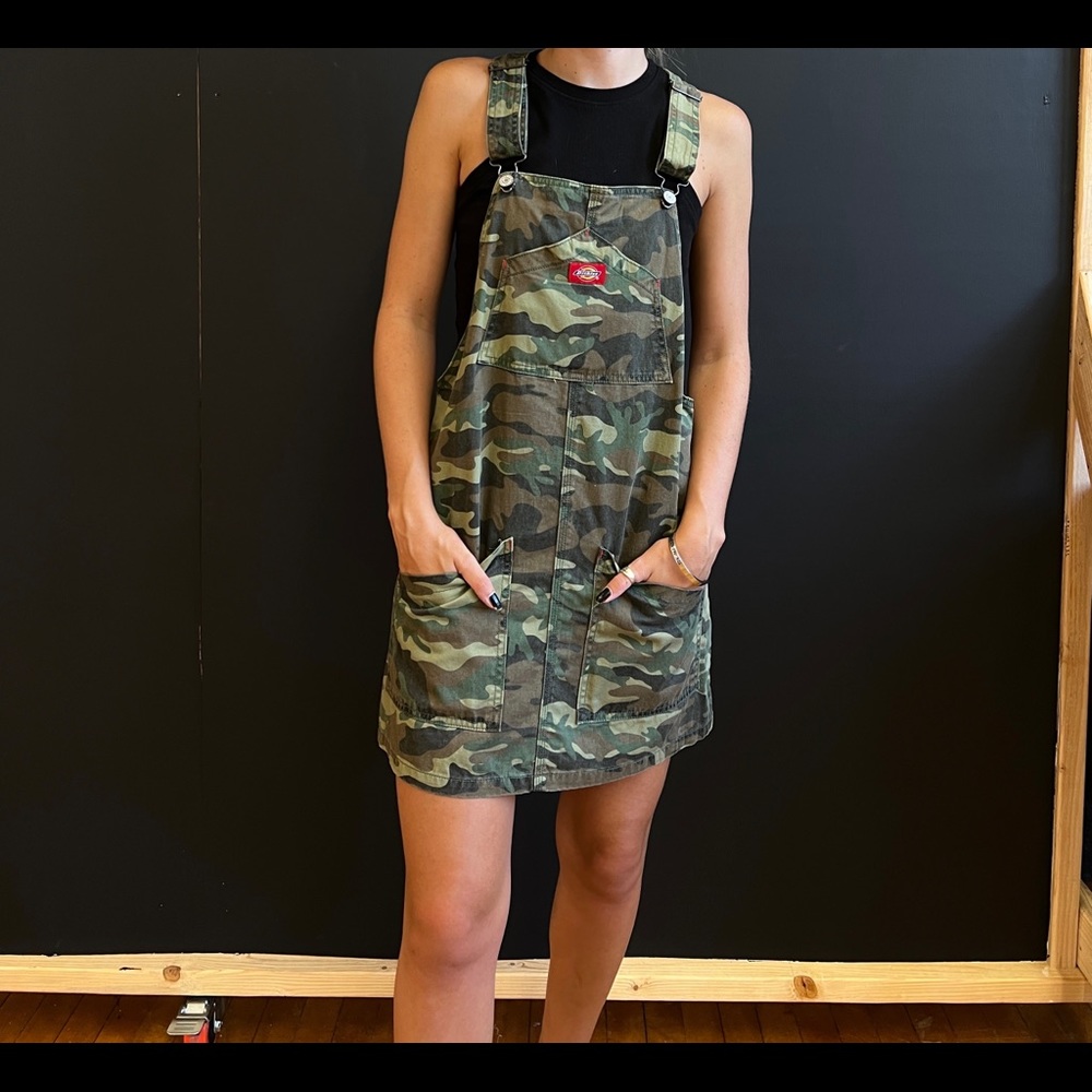 Women’s Dickies Camo Overall Dress